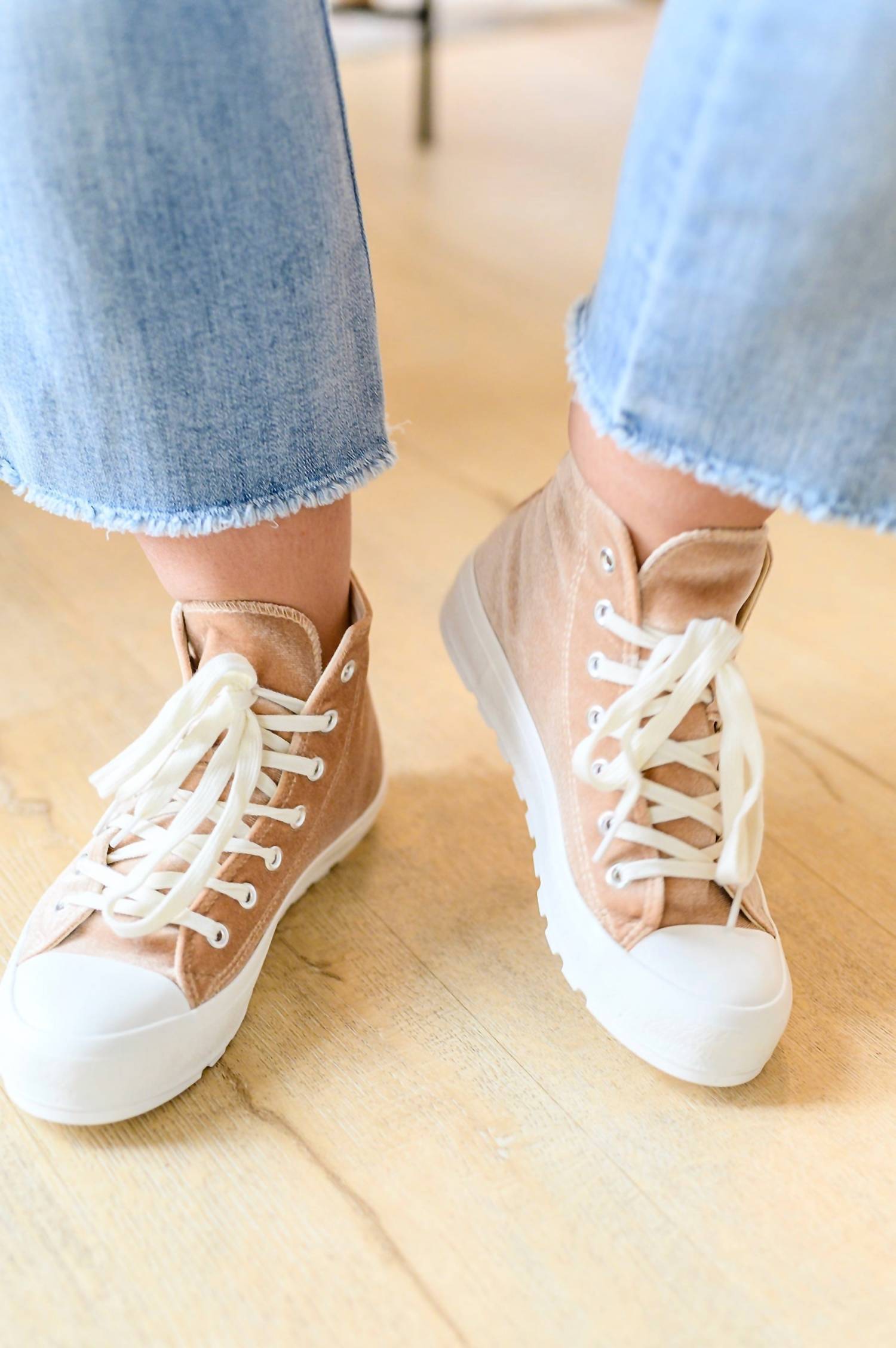 Corkys Footwear - Run Me Down Velvet High Tops