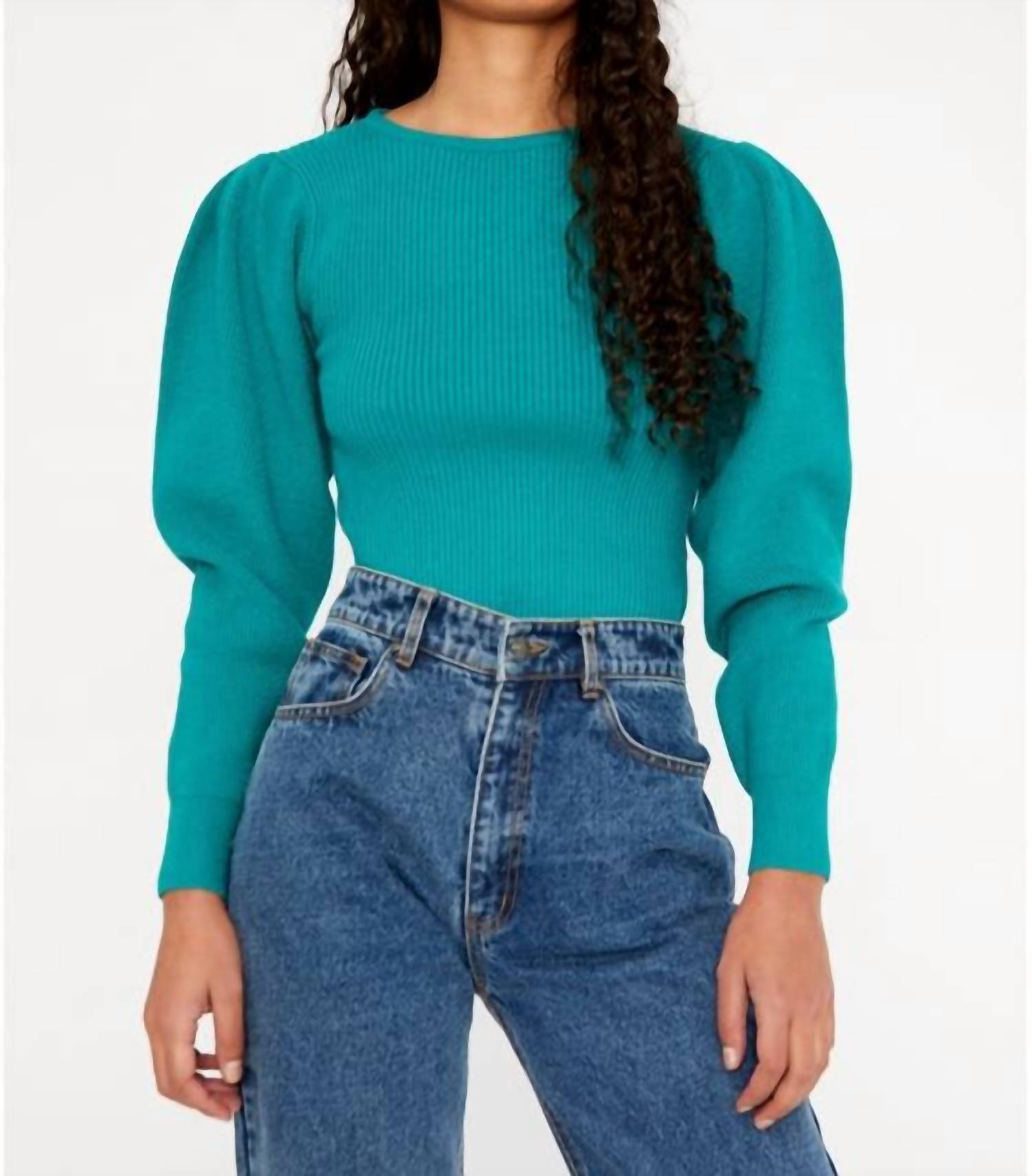 Wild Pony - Round Neck Ribbed Sweater