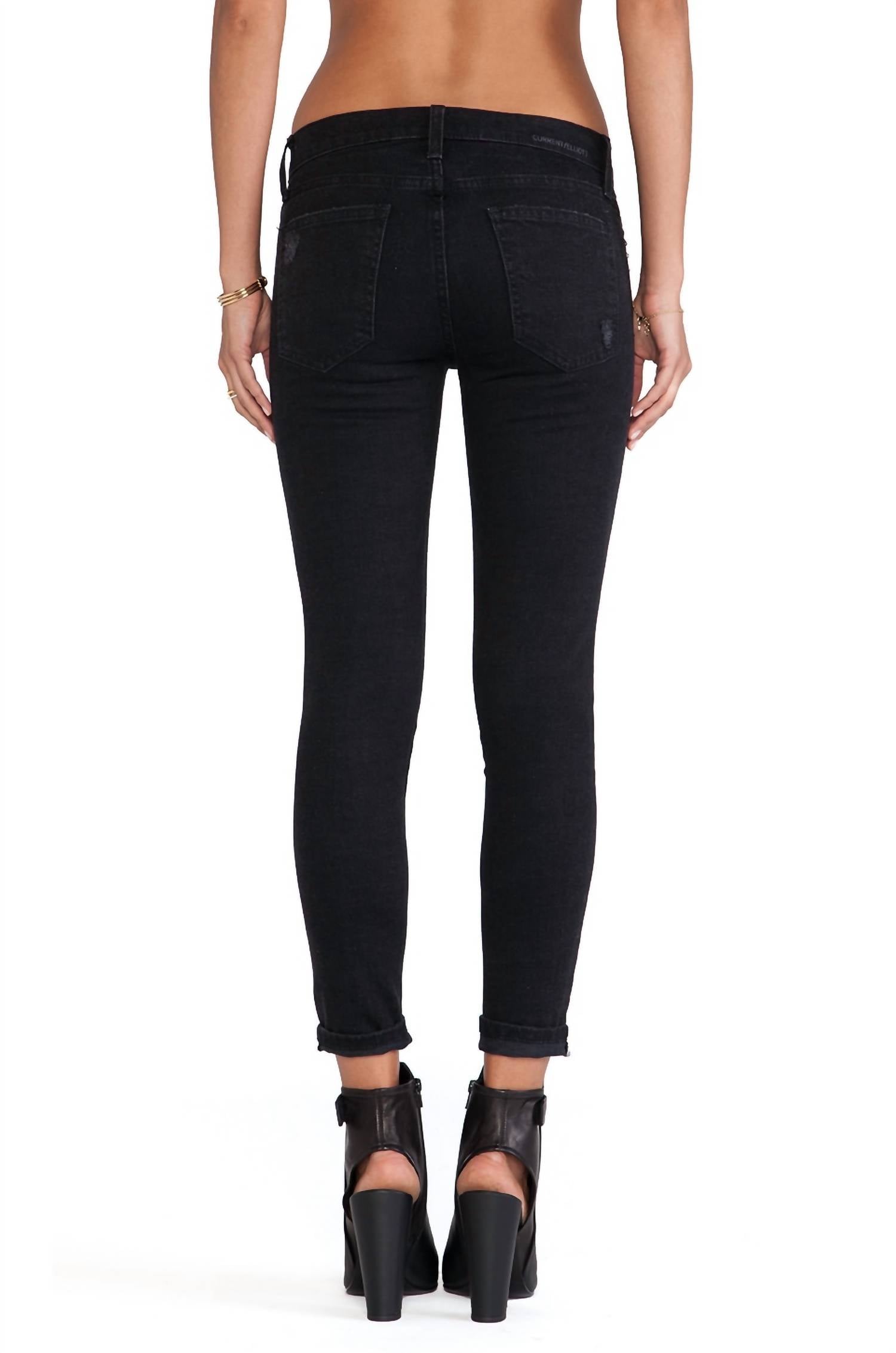 Current/Elliott - Stiletto Tattered Jeans