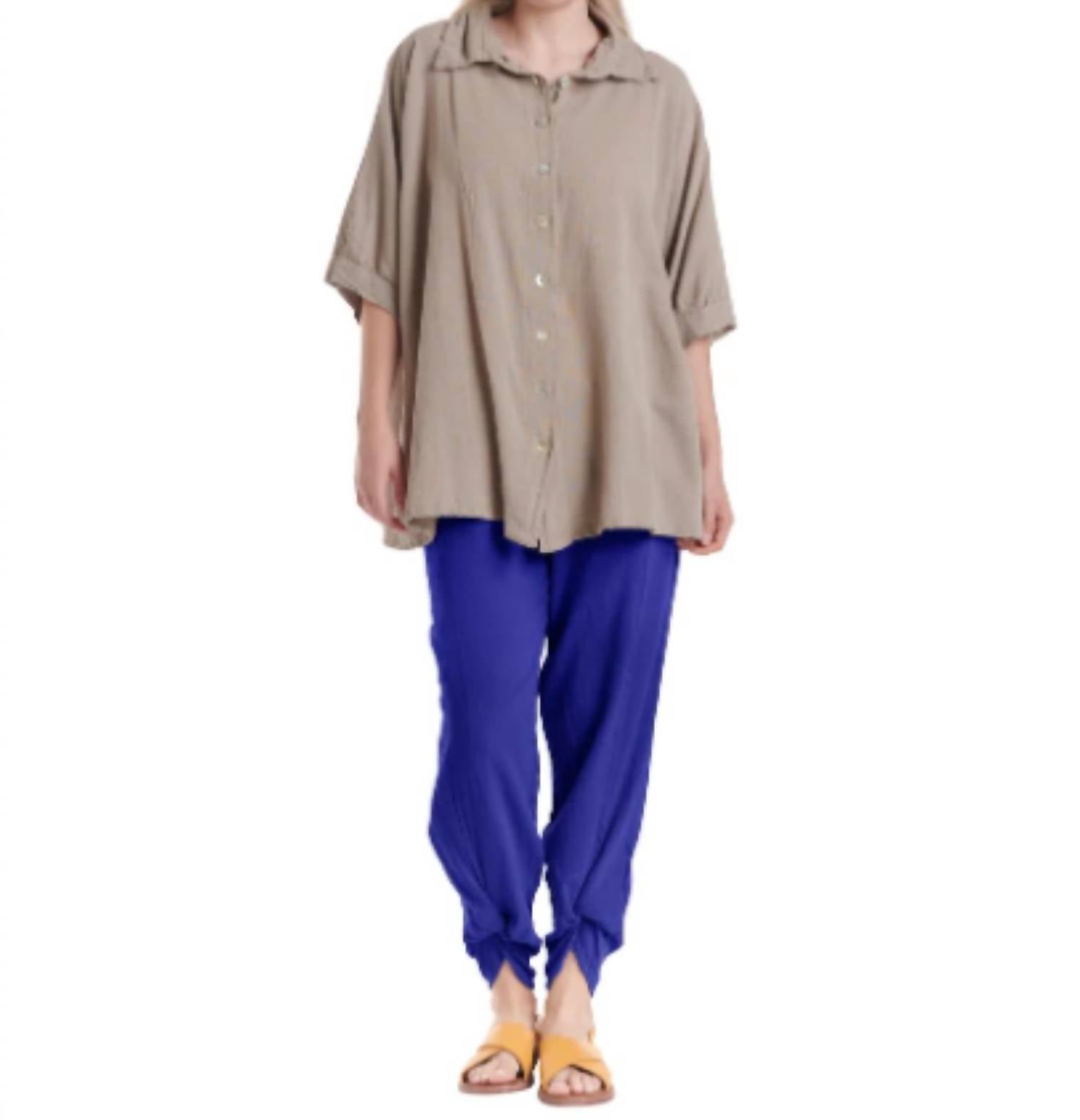 Oh My Gauze! - Zoey Tapered Cotton Pant