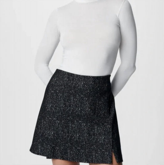 Spanx - Ponte Jacquard Box Pleat Skirt