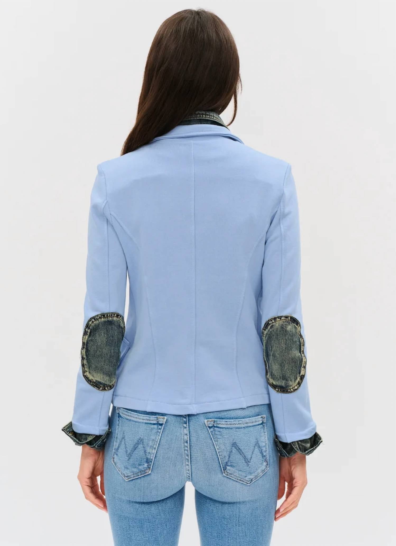 Six/Fifty - Veronica Mixed Media Blazer