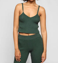 Blended Knit Corset Tank