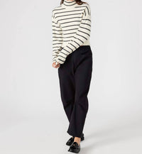 STEVE MADDEN Narsha Sweater in ivory stripe - women's sweater