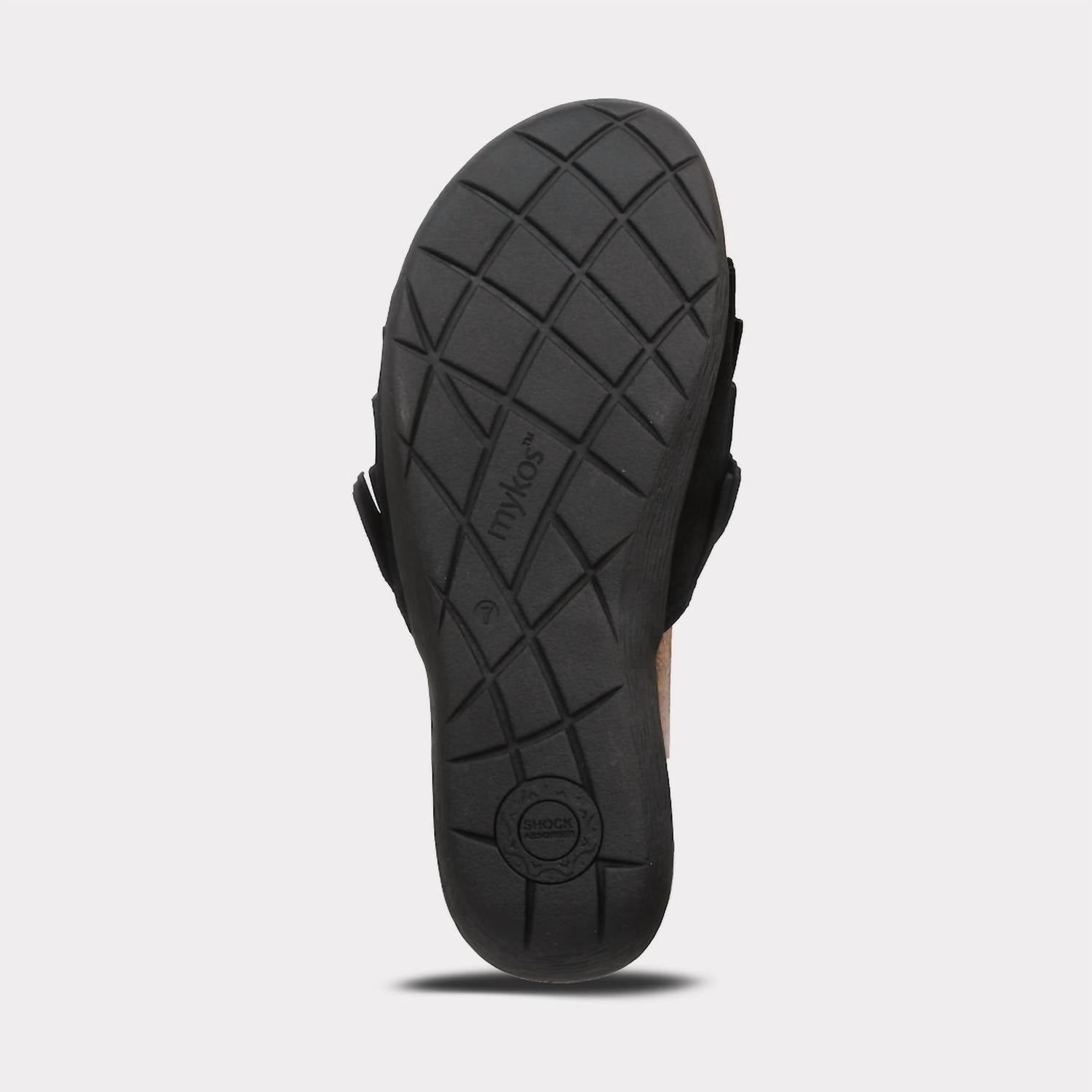 Mykos Women's Clea Slide Sandal in black - women's sandal - view 8