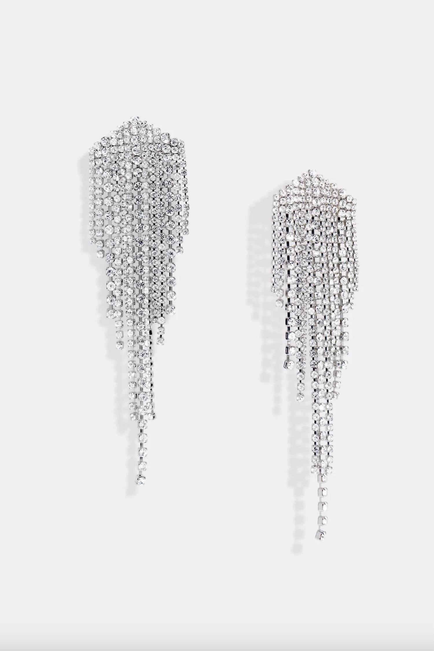 Nicole Romano - Women's Blissmine Crystal Waterfall Earring