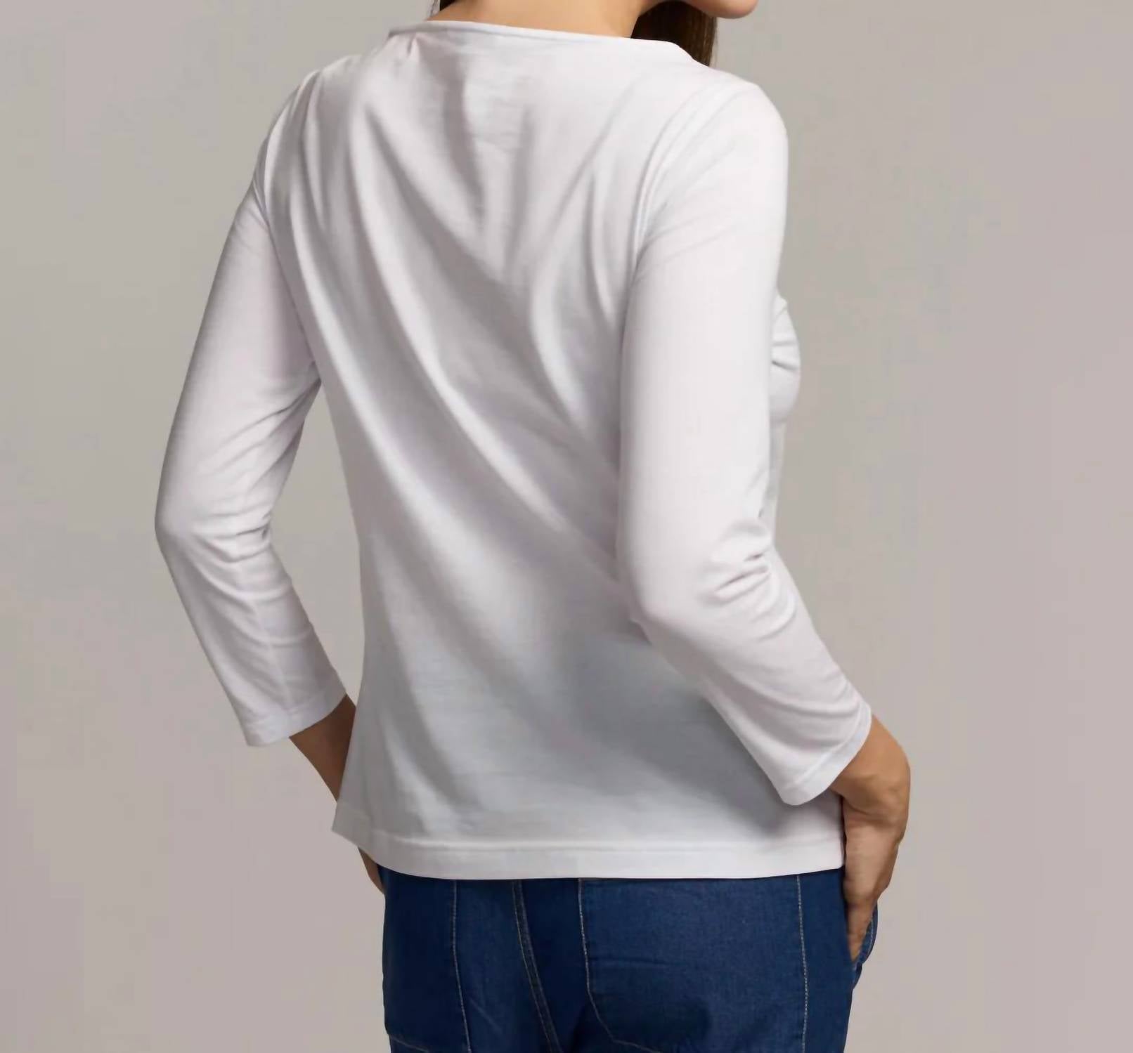 Hinson Wu - Gisell 3/4 Sleeve Top