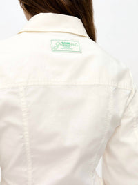Ganni - Cotton Corset Shirt