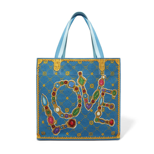 Brighton - Glittering Love Canvas Tote Bag