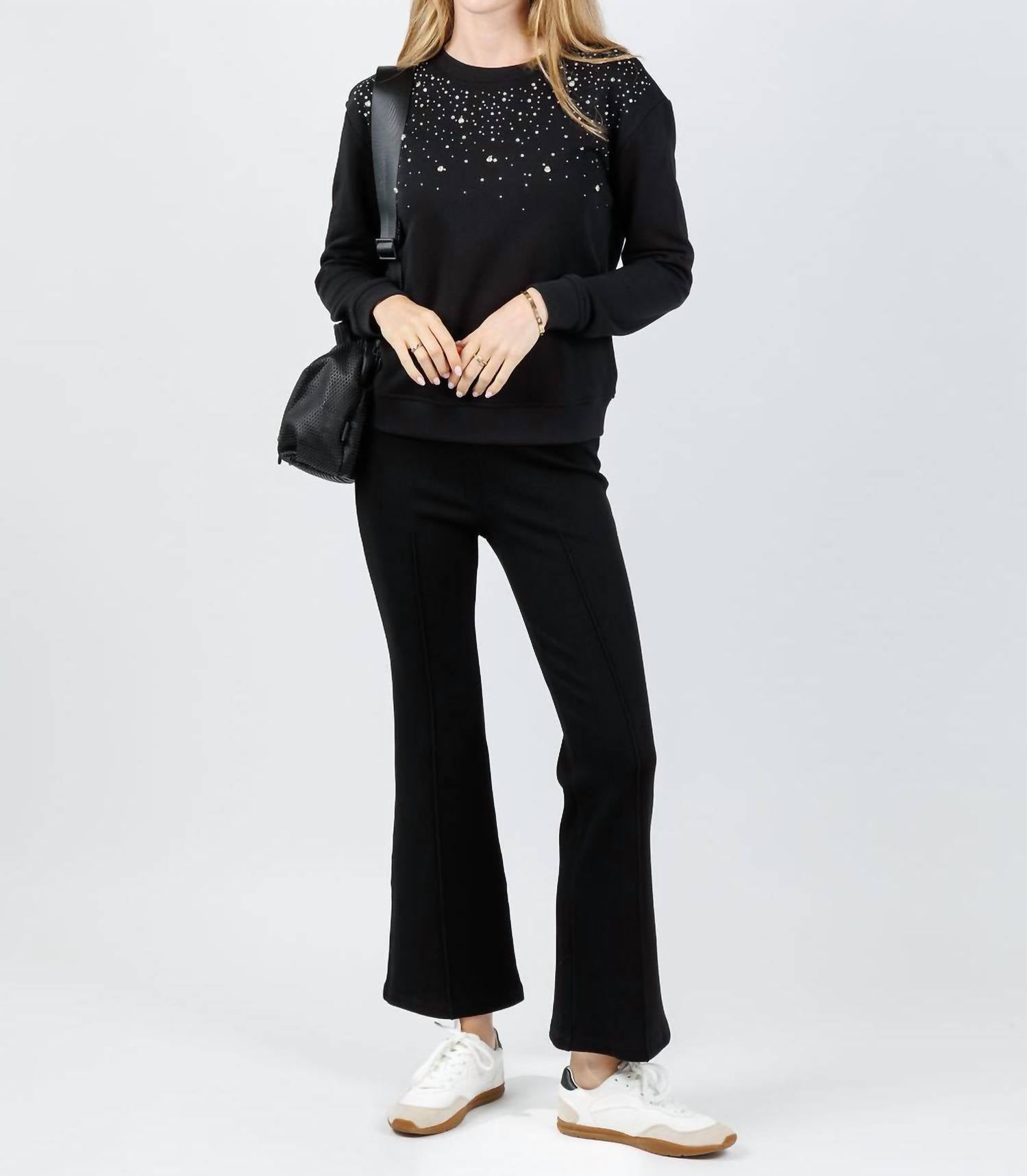 Donni. - Rib Kick Flare Trousers