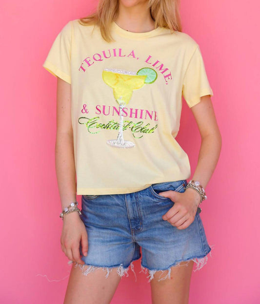 Brianna Cannon - Tequila, Lime & Sunshine Cocktail Club T-shirt
