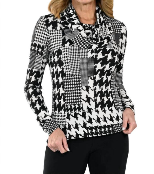 Frank Lyman - Knit Cowl Neck Long Sleeve Top