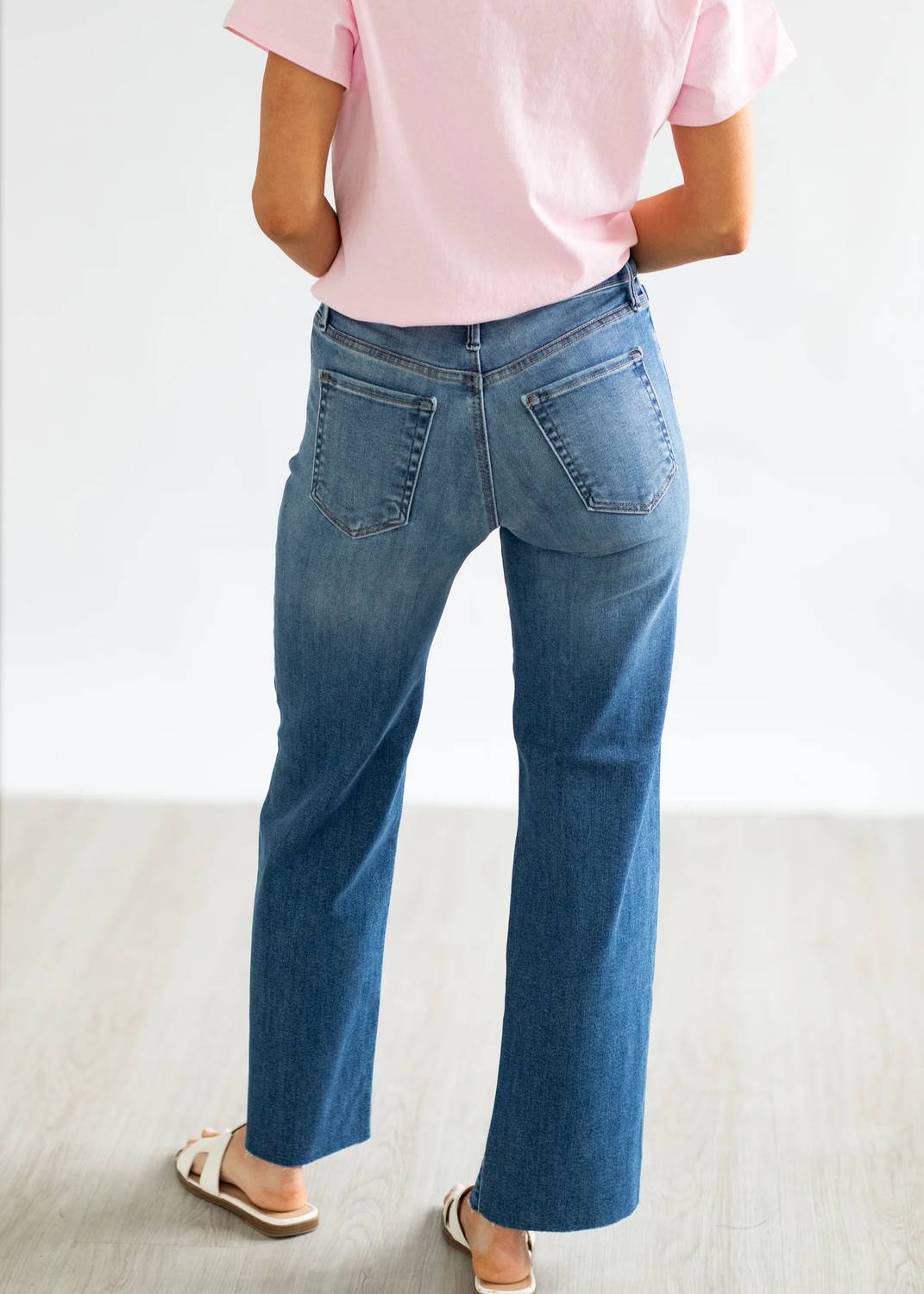 Just Black Denim - Slim Palazzo Scissor Cut Jean