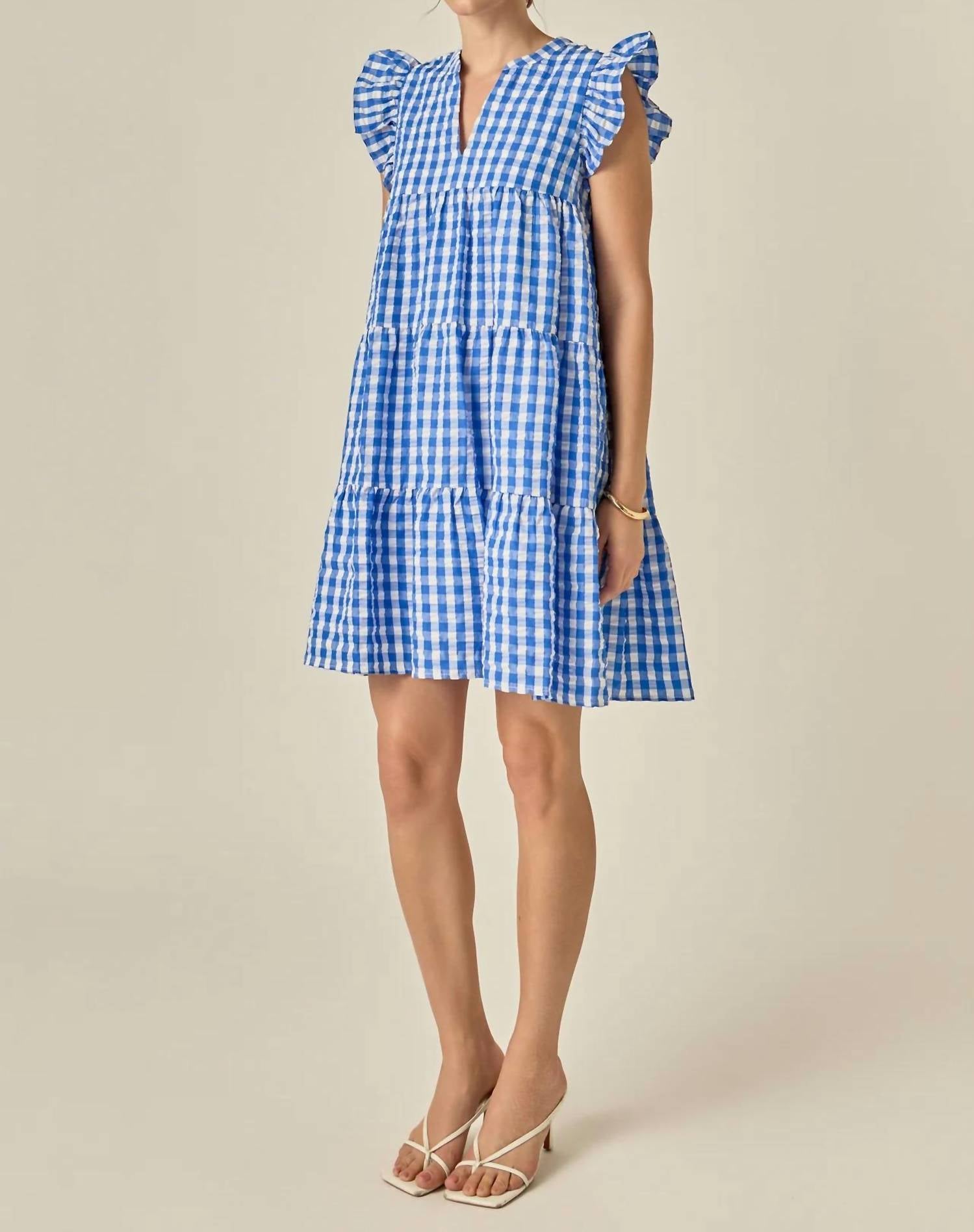 English Factory - Printed Babydoll Dress