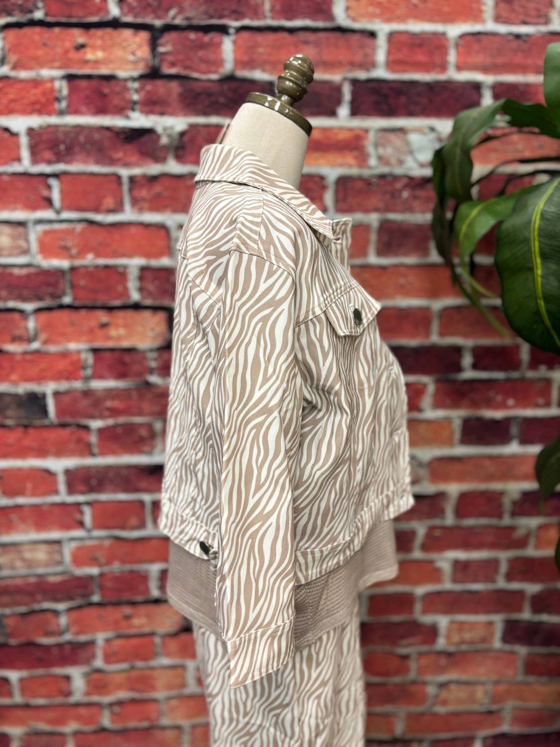 Isle Women's Savanna Breeze Jacket in zebra - women's jacket - view 4