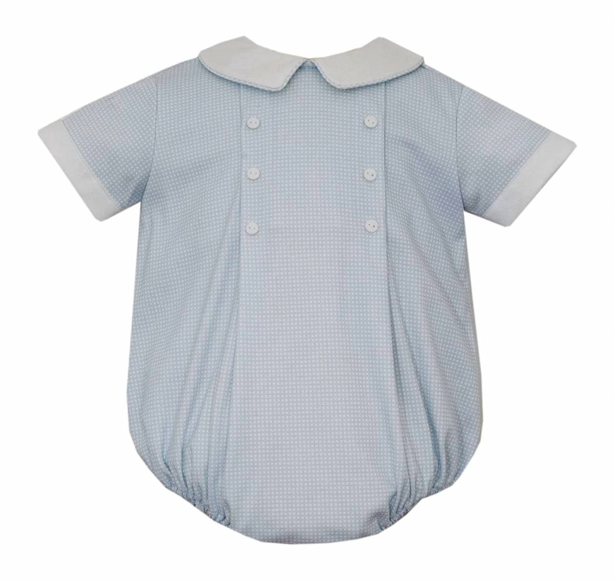 Petit Bebe - Boys' Gingham Romper