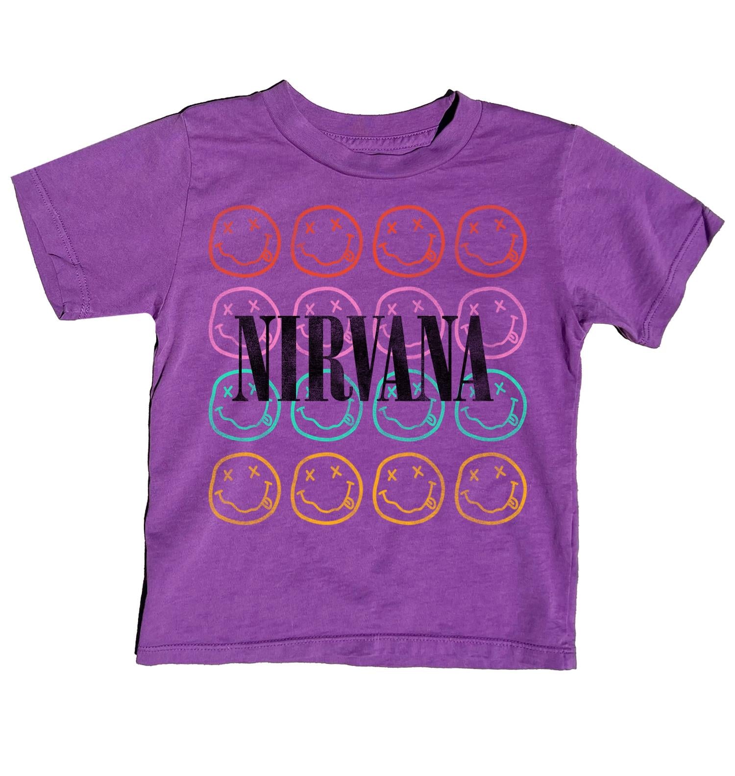 Rowdy Sprout - Kids Diggity Nirvana Smiley Tee
