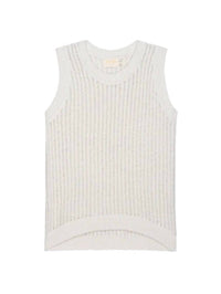 Nation LTD Elliana Pullover Vest in porcelain - women's jacket - view 4