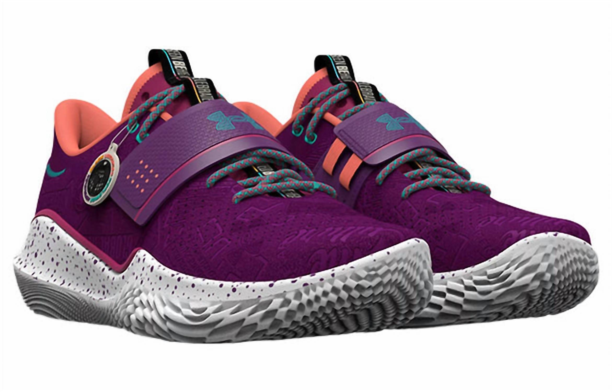 UNDER ARMOUR Unisex - Flow Furtr X Basketball Shoes in purple - sneaker - alternate view