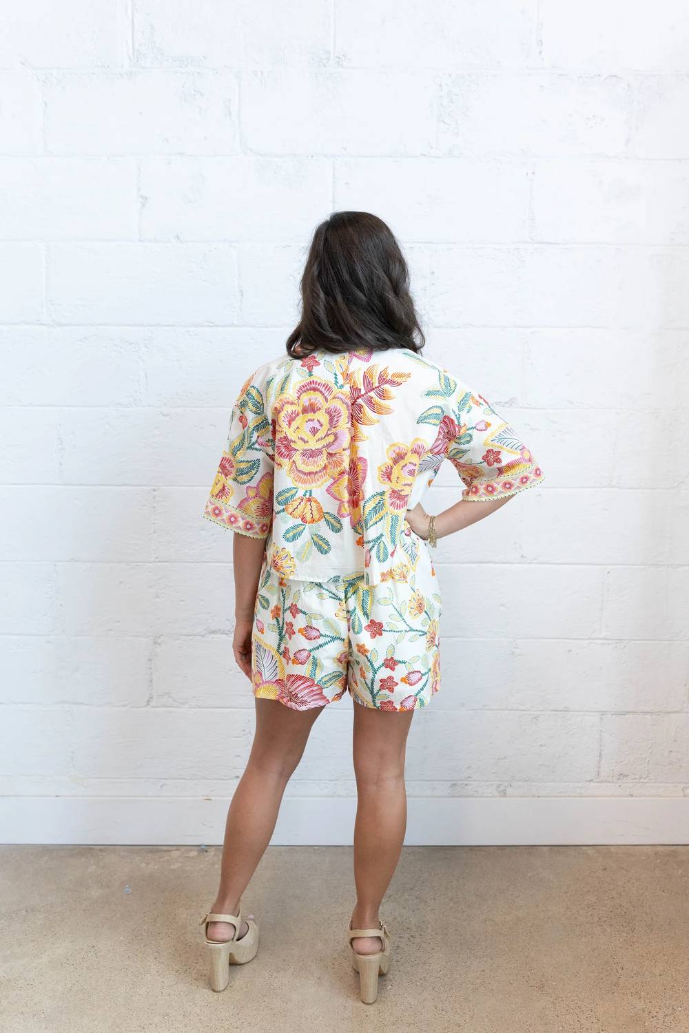 Entro - Botanical Print Top