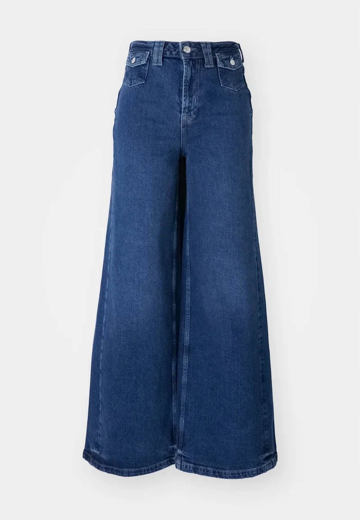 Free People - Kellee High Waist Wide Leg Palazzo Jeans