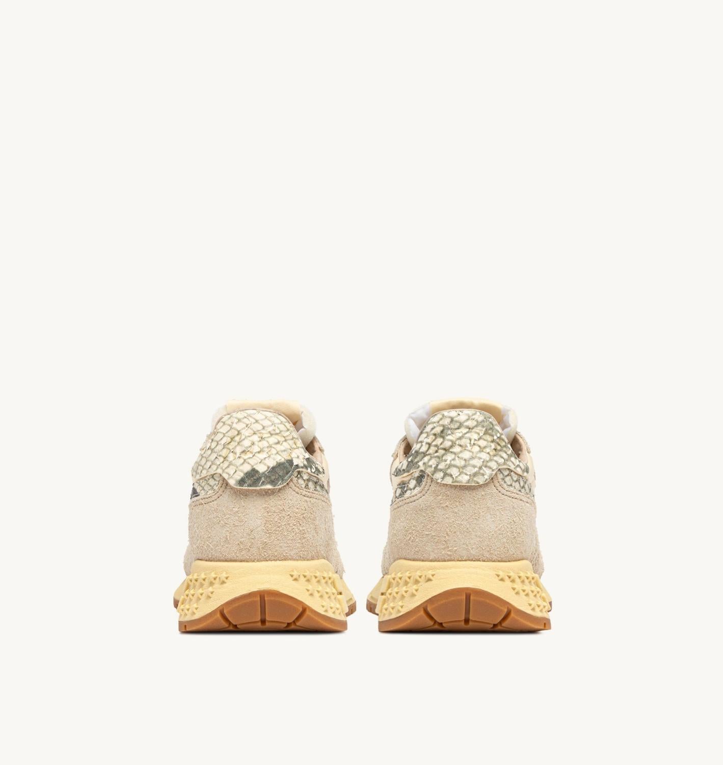 Autry - Women's Reelwind Low Nylon & Suede Sneakers