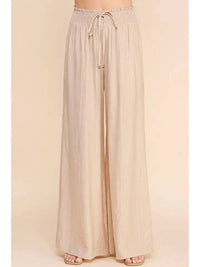 Allie Rose - Bamboo Texture Flowy Pants