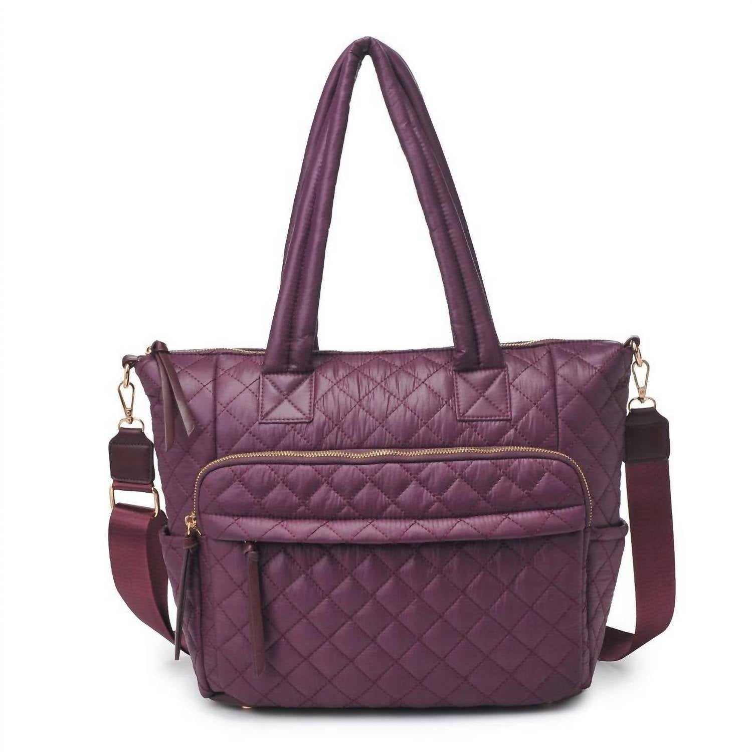 Urban Expressions - Women's Quilted Nylon Tote Bag