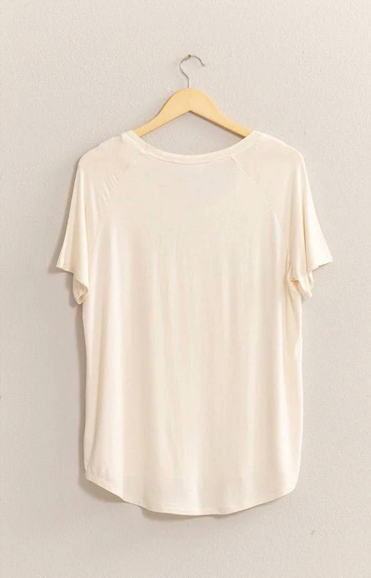Hyfve - Women's Oversized V-neck Relaxed Top