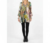 John Mark - French Market Embellished Tunic Top