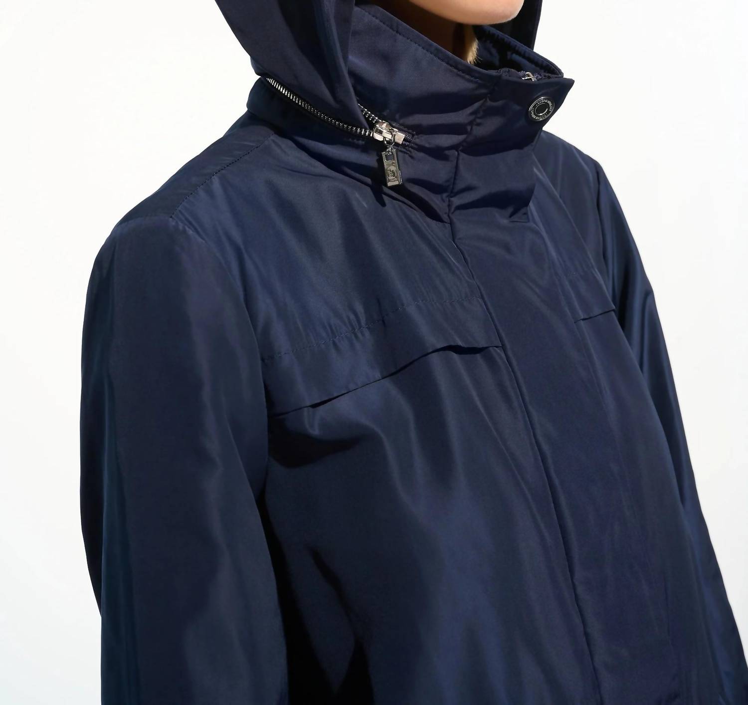 Joseph Ribkoff - Zip-up Hooded Anorak Jacket