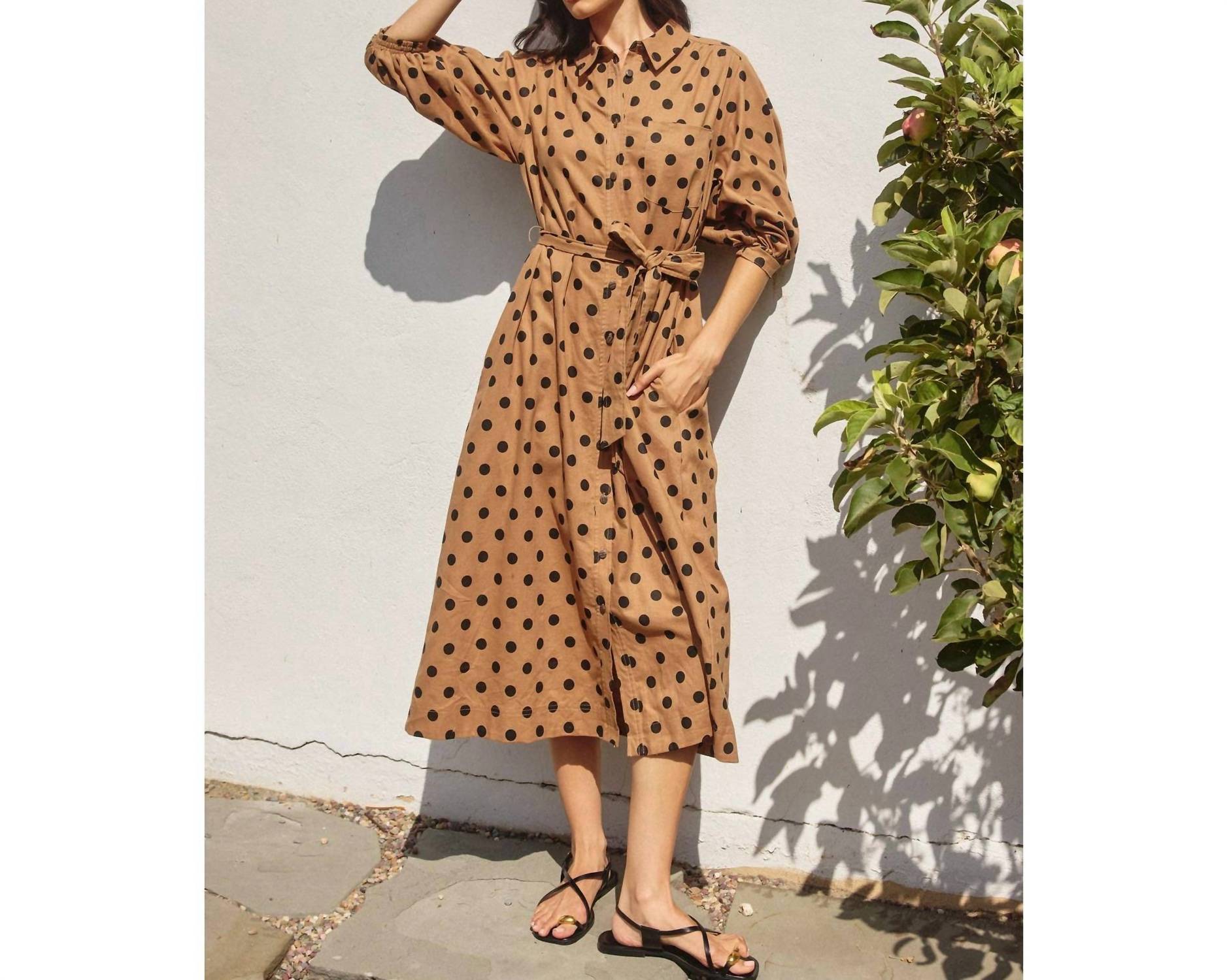 Dress Forum - Polka Dot Longline Midi Dress