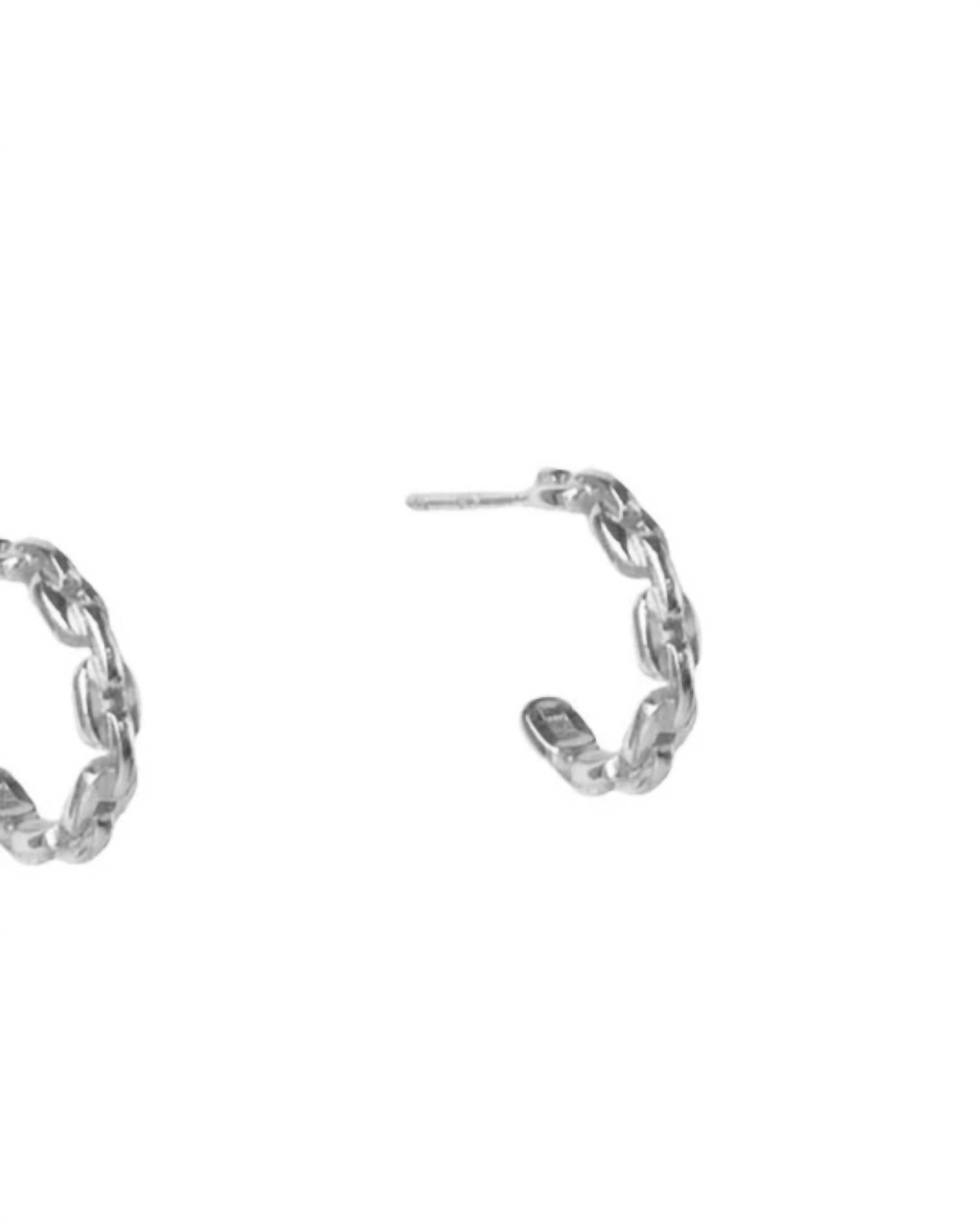 Marlyn Schiff - Women's Mini Link Hoop Earrings