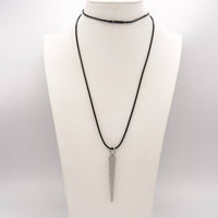 Jagged Halo Jewelry Unisex The Benson Necklace in silver - women's item - detail view