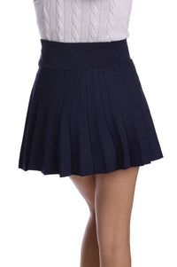 Minnie Rose - Viscose Pleated Tennis Skort