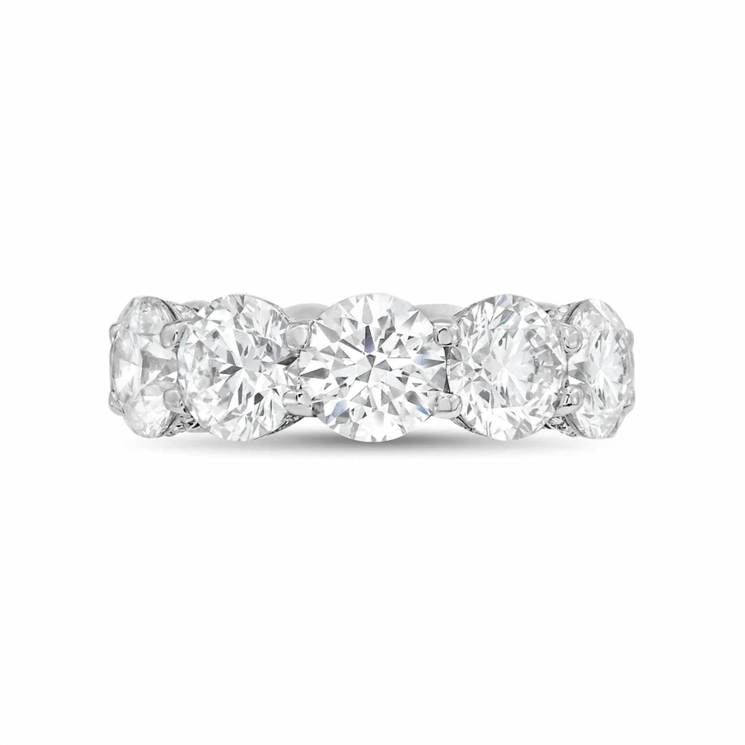 Diana M Jewels - Women's Round Lab-Grown Diamond Eternity Band (3.00 Ct) - Signature