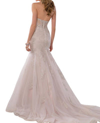 Stella York - Sexy Wedding Dress with Sheer Bodice