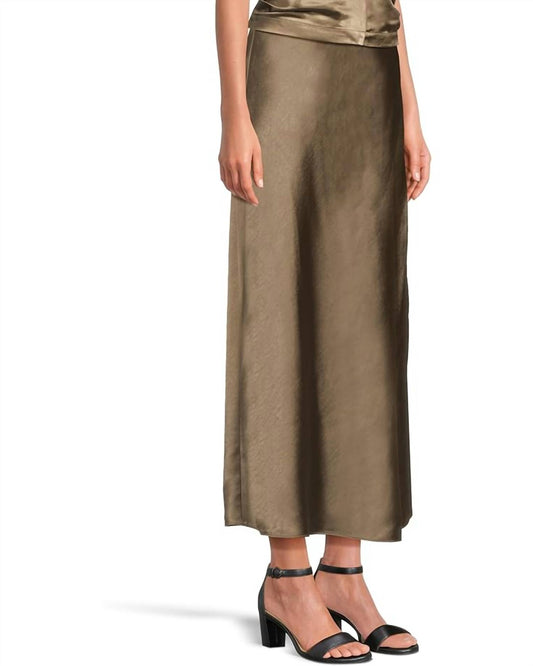 Lilla P - Satin Bias Maxi Skirt