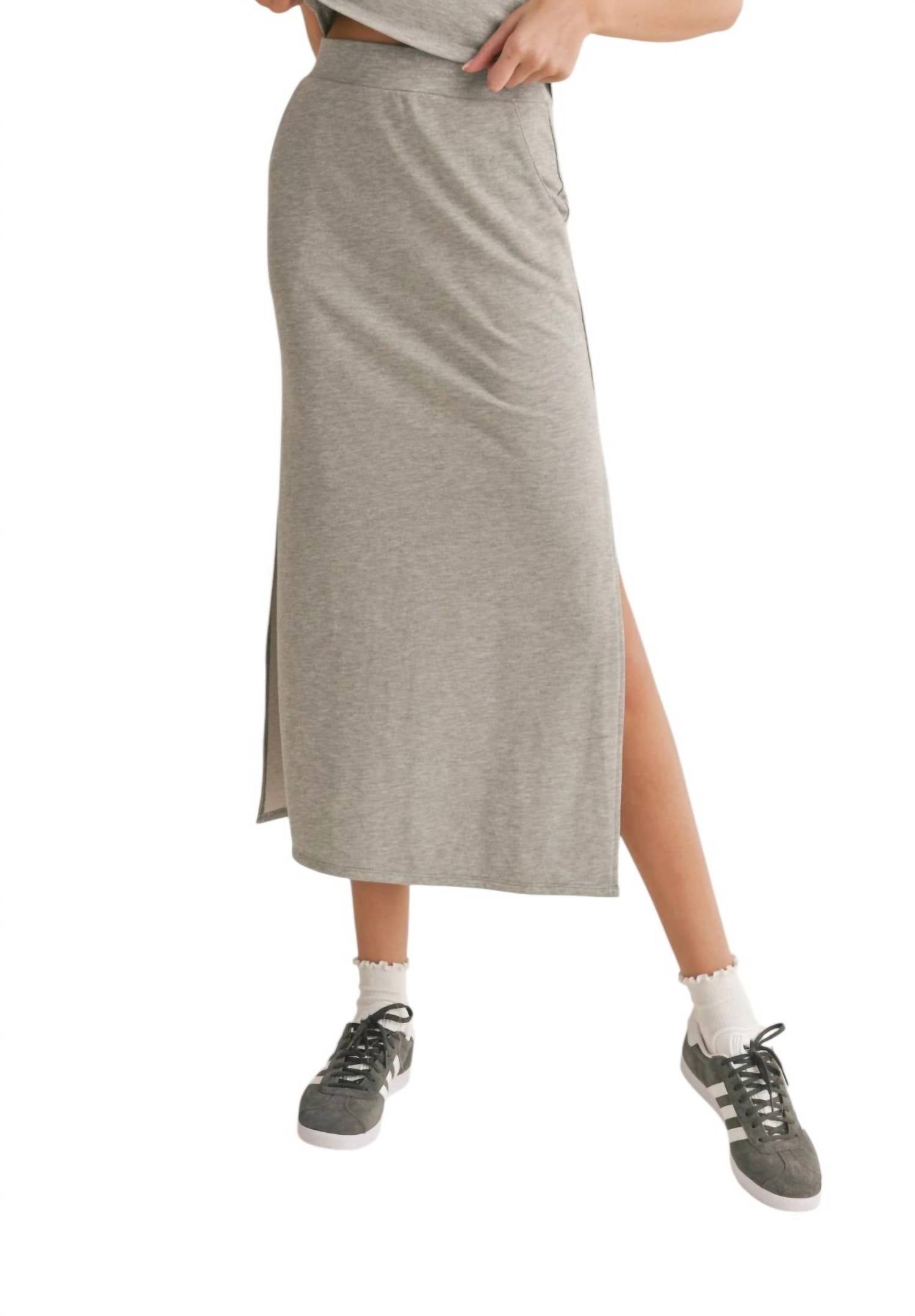 Sadie & Sage - Break A Sweat Maxi Skirt