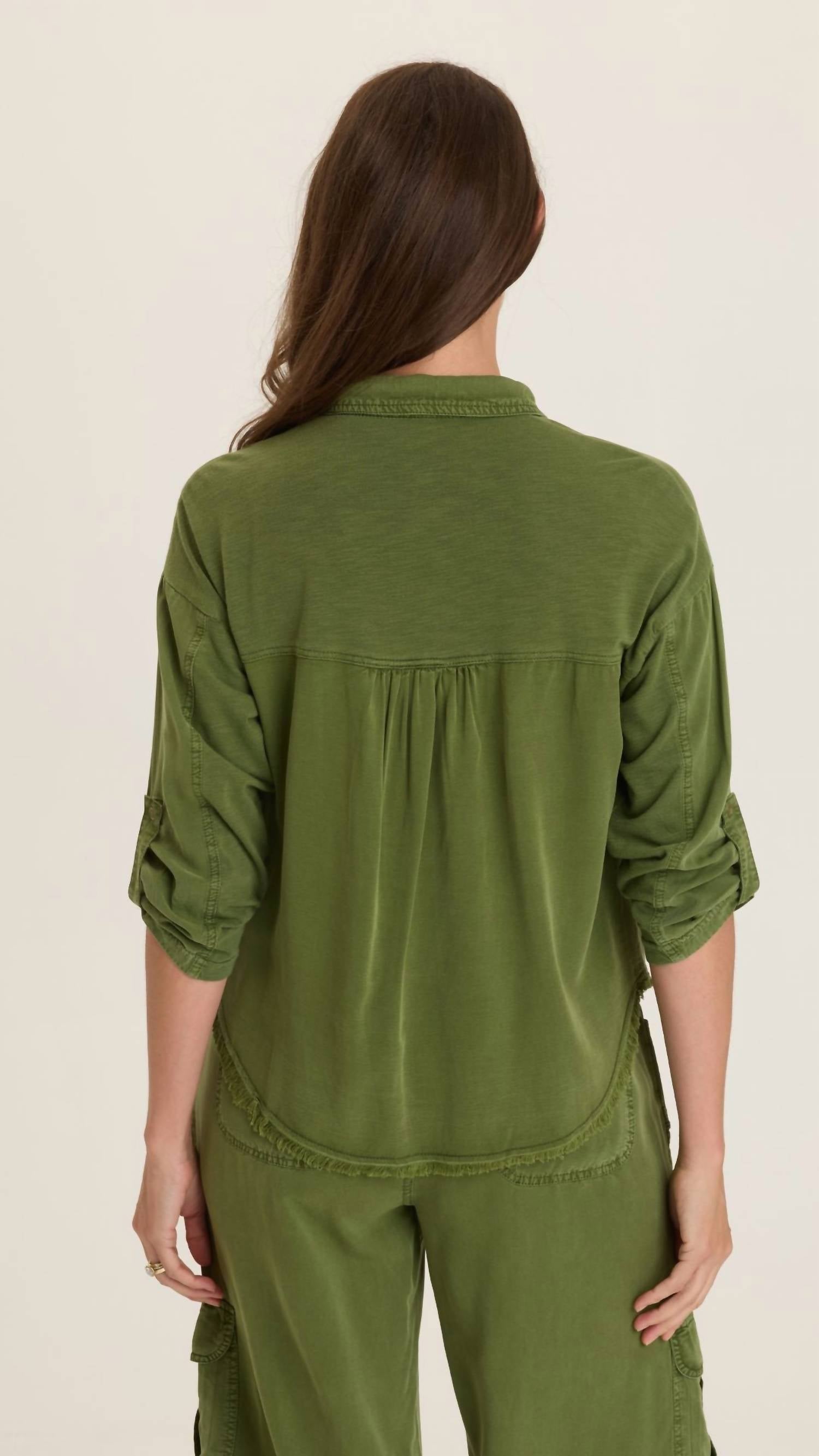 Wearables - Knapp Utility Cargo Button Up Top