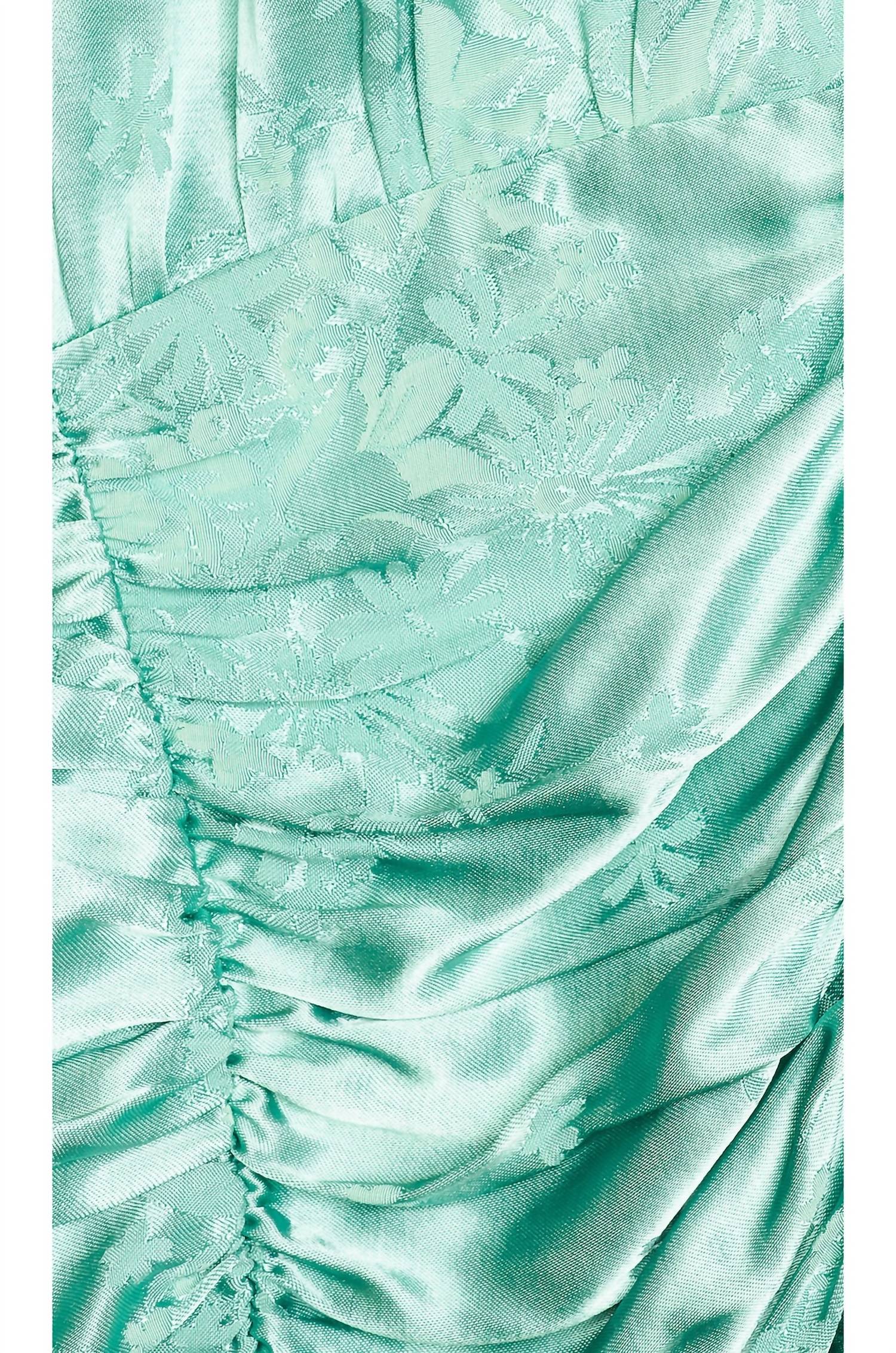 SABINA MUSAYEV Azurine Mini Dress in spearmint - women's dress - view 4