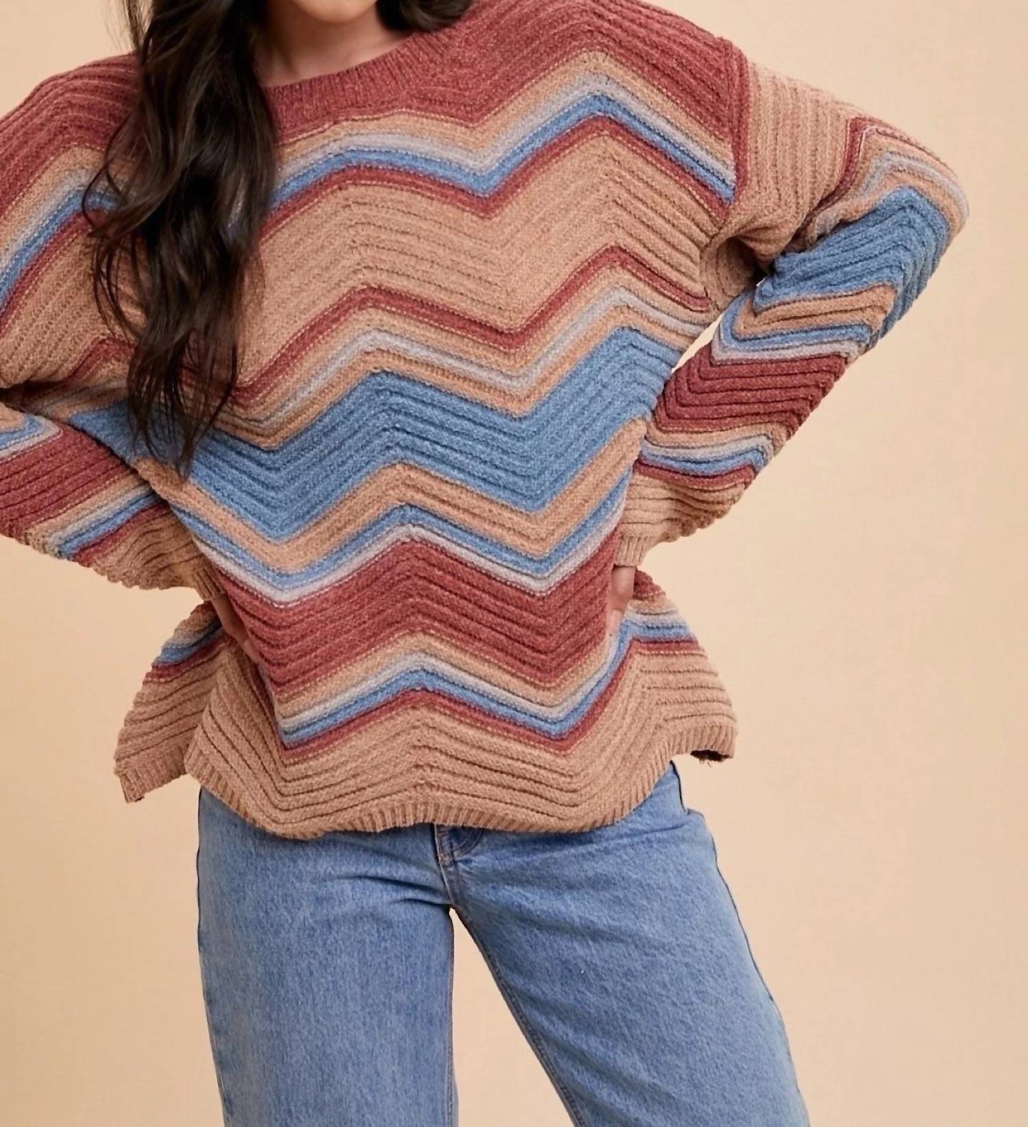 Anniewear - Rose Chenille Sweater