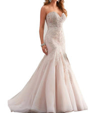Stella York - Sexy Wedding Dress with Sheer Bodice