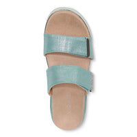 VIONIC Women's Brandie Sandals in aqua linen - women's sandal - view 5