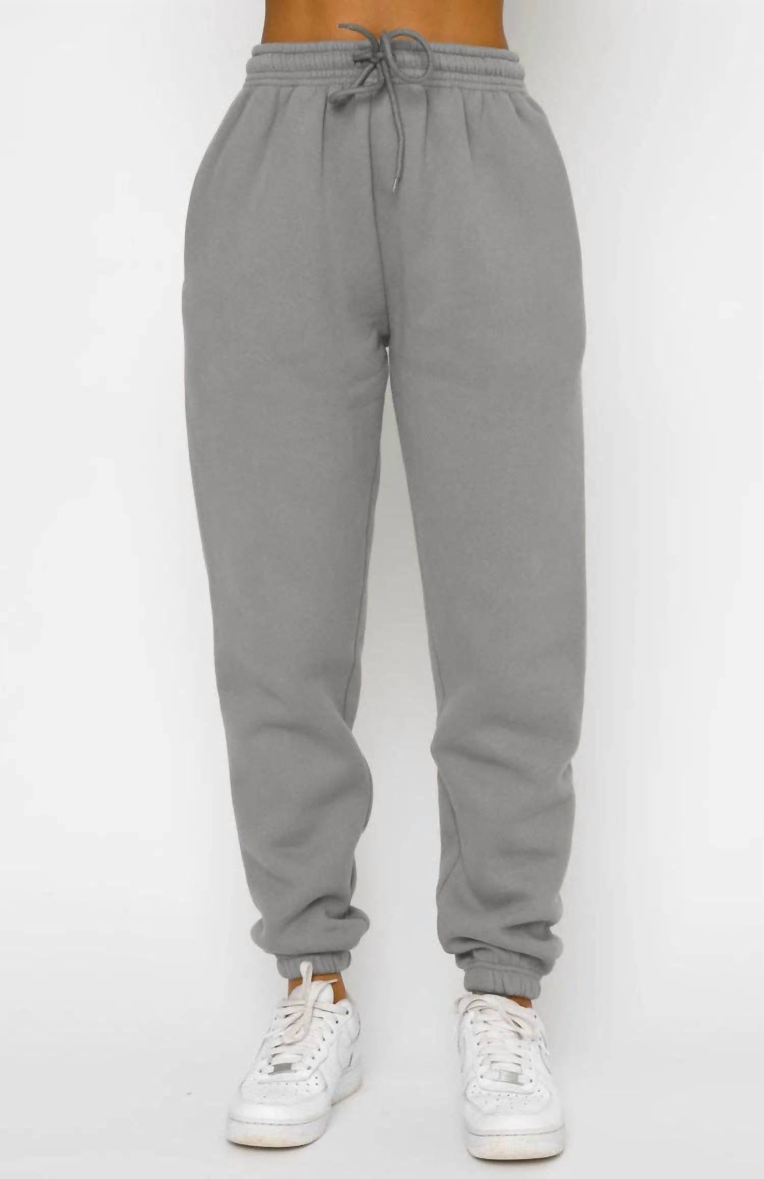 Sweetkama Living my Cozy Life Sweatsuit Sets in grey - women's sleepwear - alternate view
