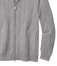 Tommy Bahama - Men's Capital Cable Full Zip Cardigan