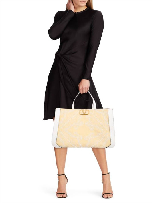 Valentino Garavani - Women's Bead Embellished Logo Top Handle Bag