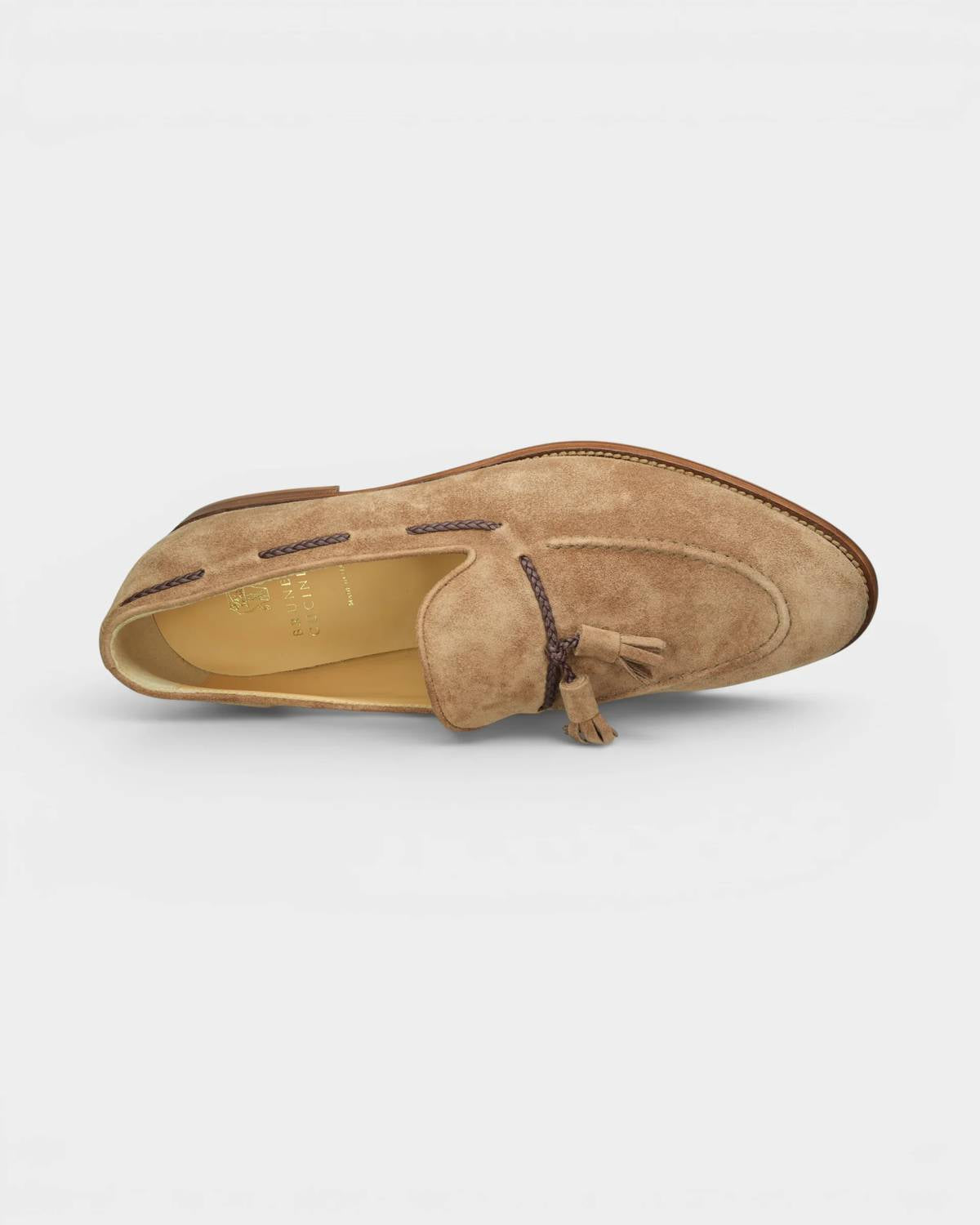Brunello Cucinelli - Men's Braided Lace Tassel Loafer