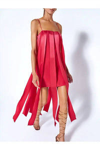 ALEXIS Colle Dress in raspberry - women's dress - detail view