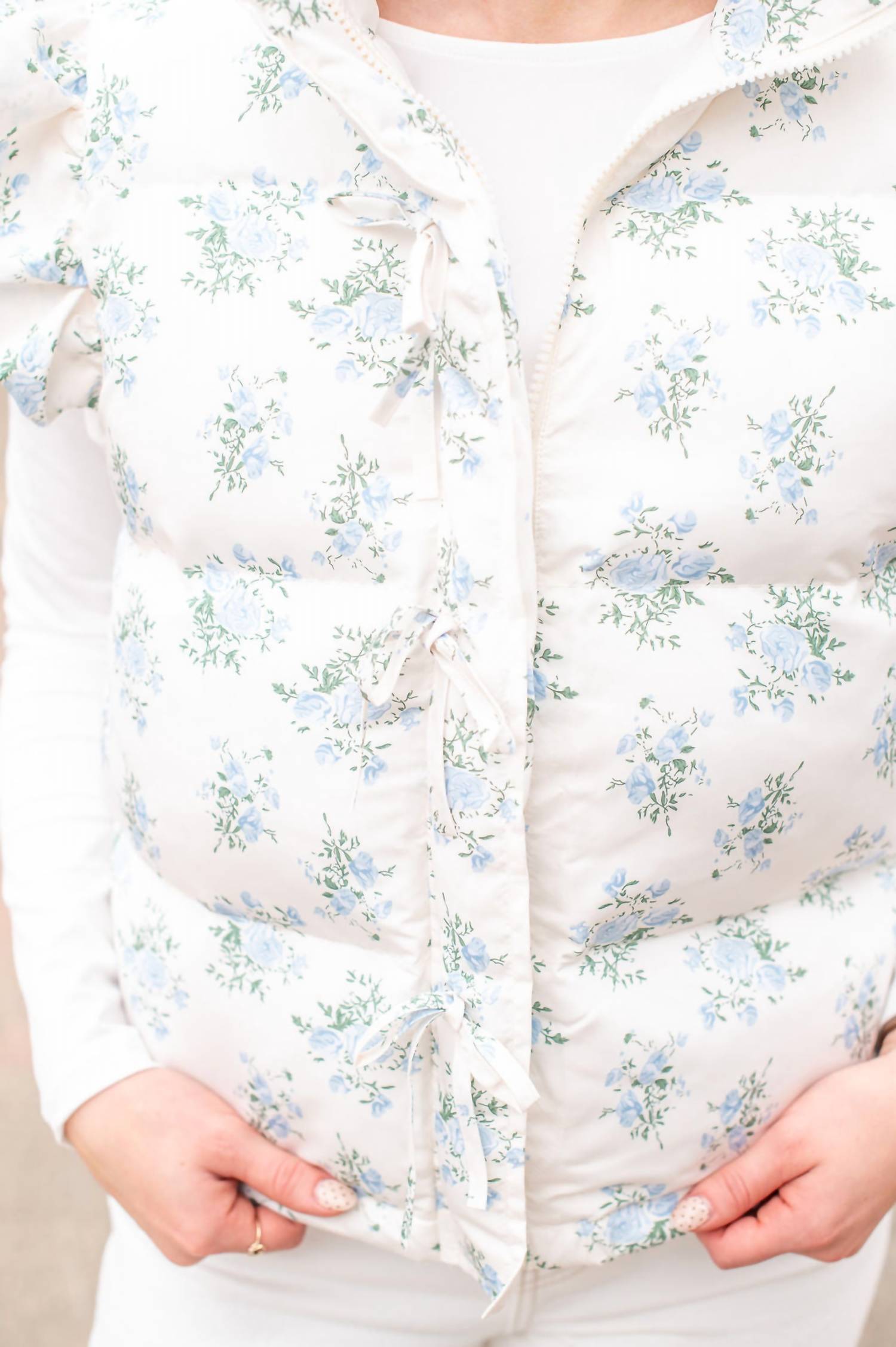 Very J - Women's Floral Vest